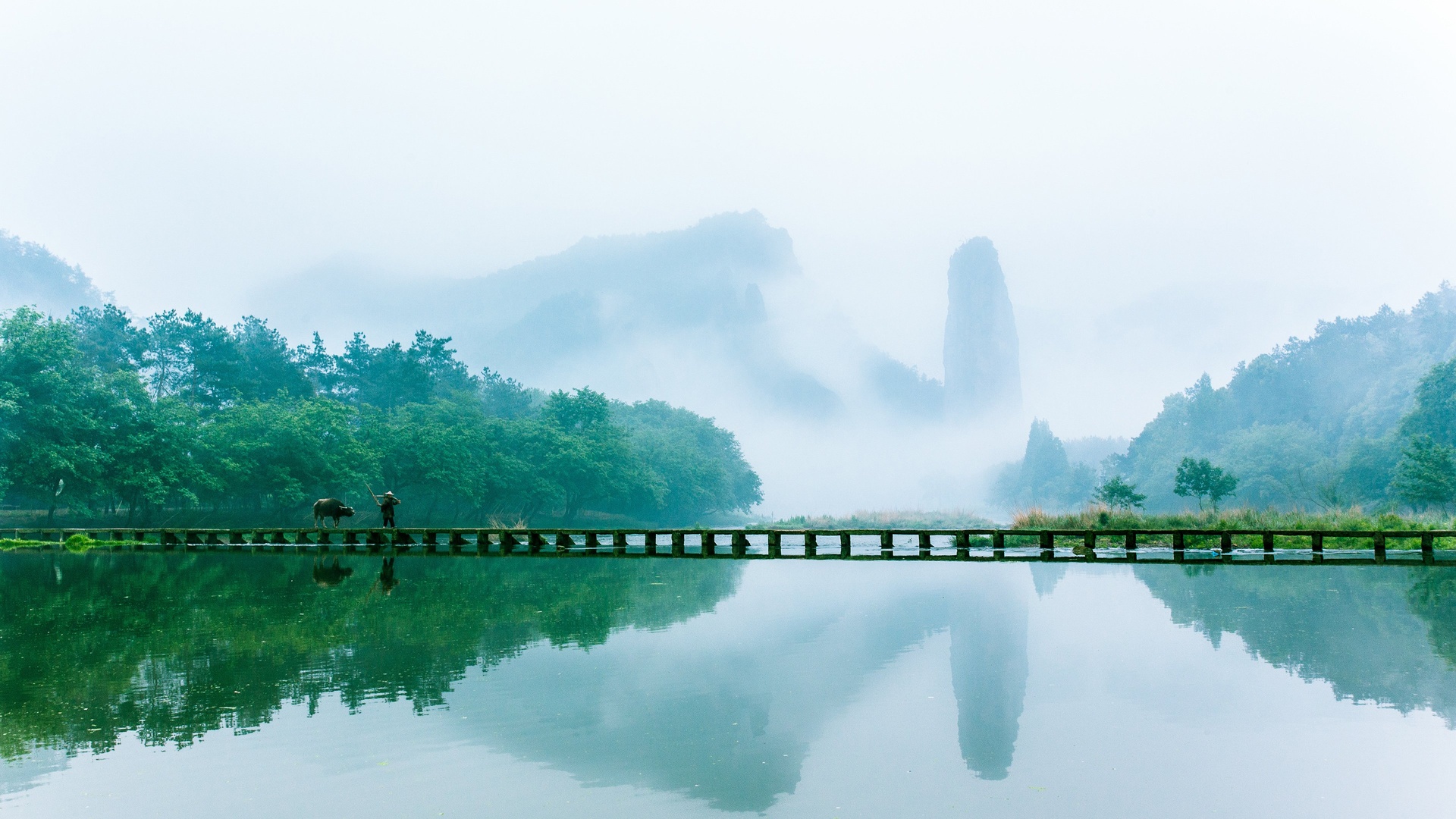 清明节 桂林 阳朔 山水 风景大片壁纸