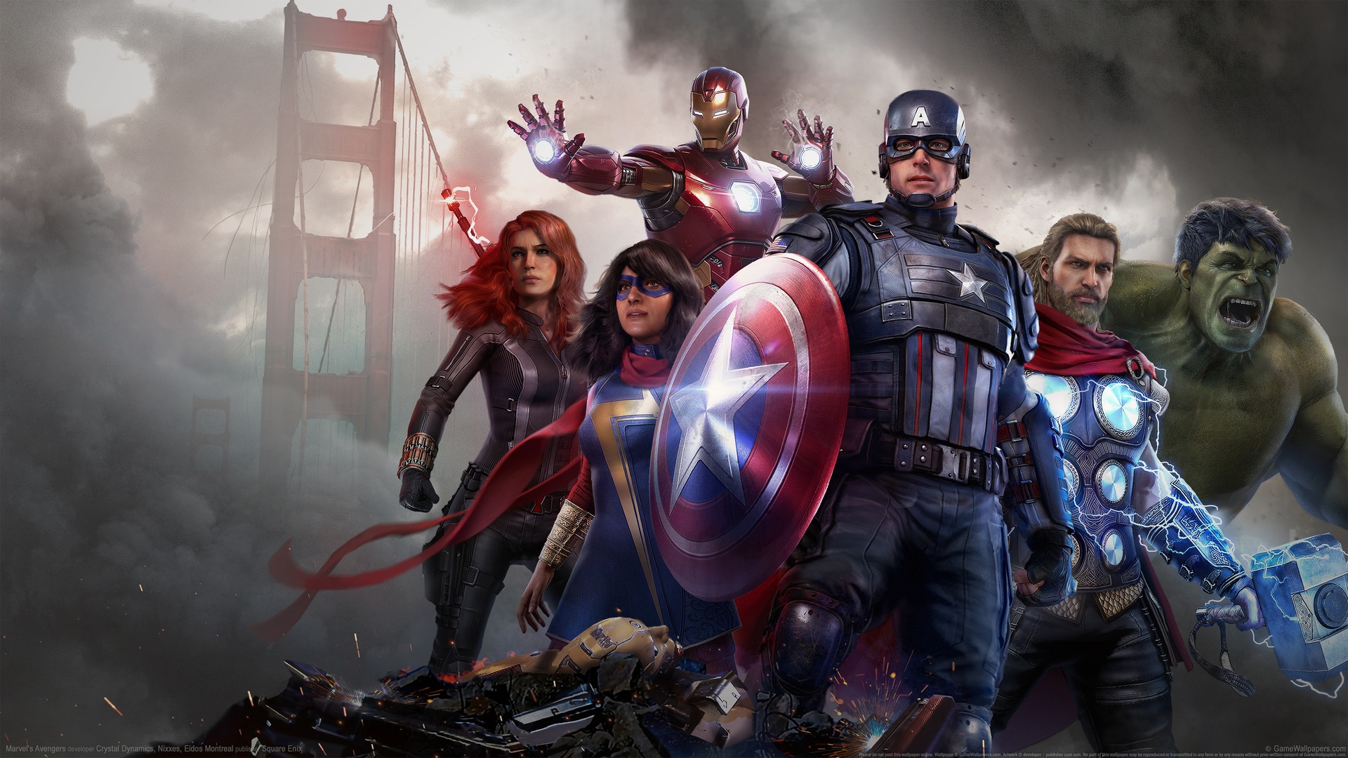 marvels avengers游戏 漫威复仇者联盟4k壁纸壁纸
