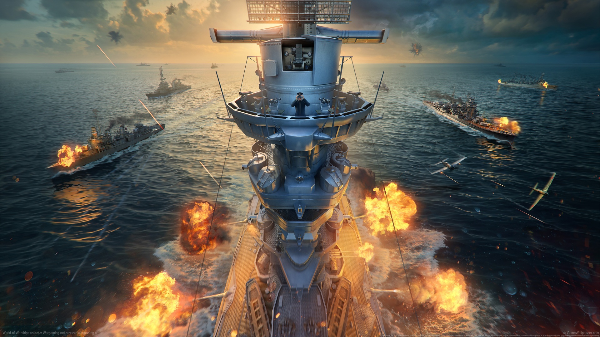 战舰世界 大海 船 游戏原画4k壁纸壁纸游戏壁纸>  下载高清原图  安装