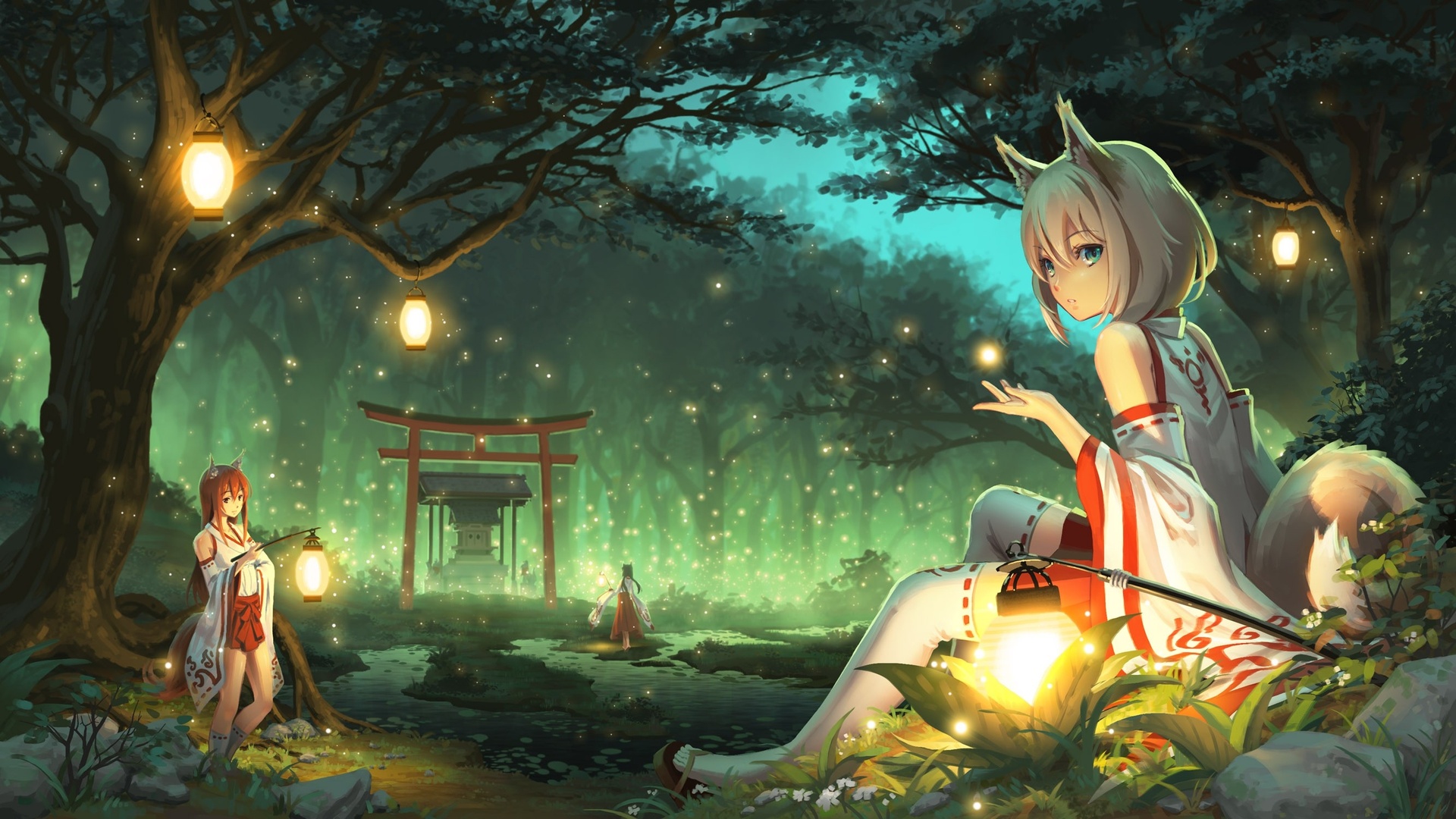 桌面壁纸2560x1440动漫,桌面壁纸2560x1600动漫 动漫 兽耳 可爱壁纸【3】动漫壁纸图片_桌面壁纸图片_壁纸下载-元气