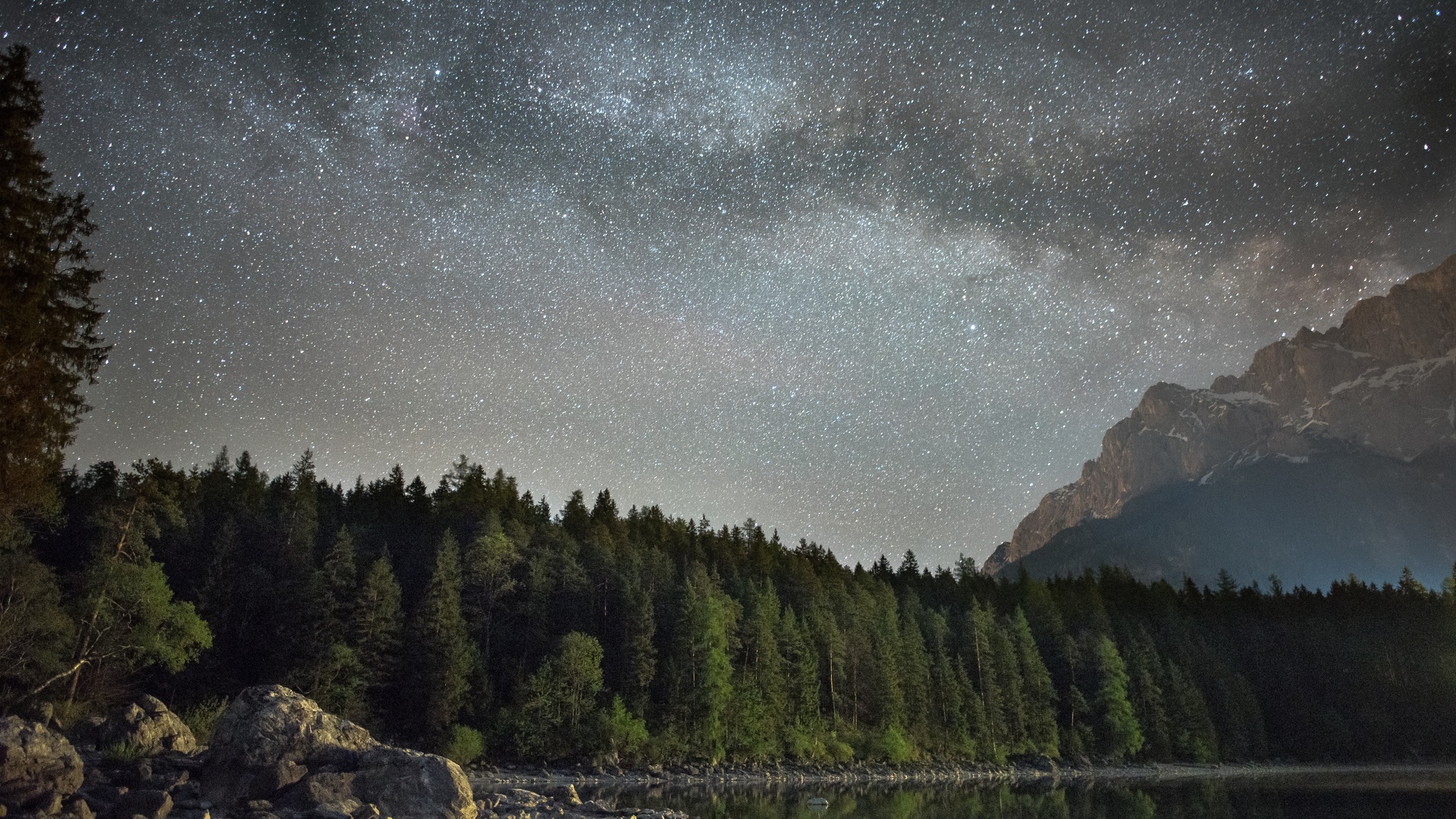 夜晚 milky way壁纸夜晚壁纸图片_桌面壁纸图片_壁纸下载-元气壁纸