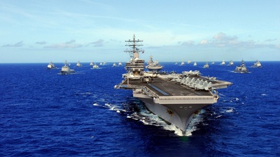 军事海军美军舰船航空母舰尼米兹级卡尔文森号军事天地