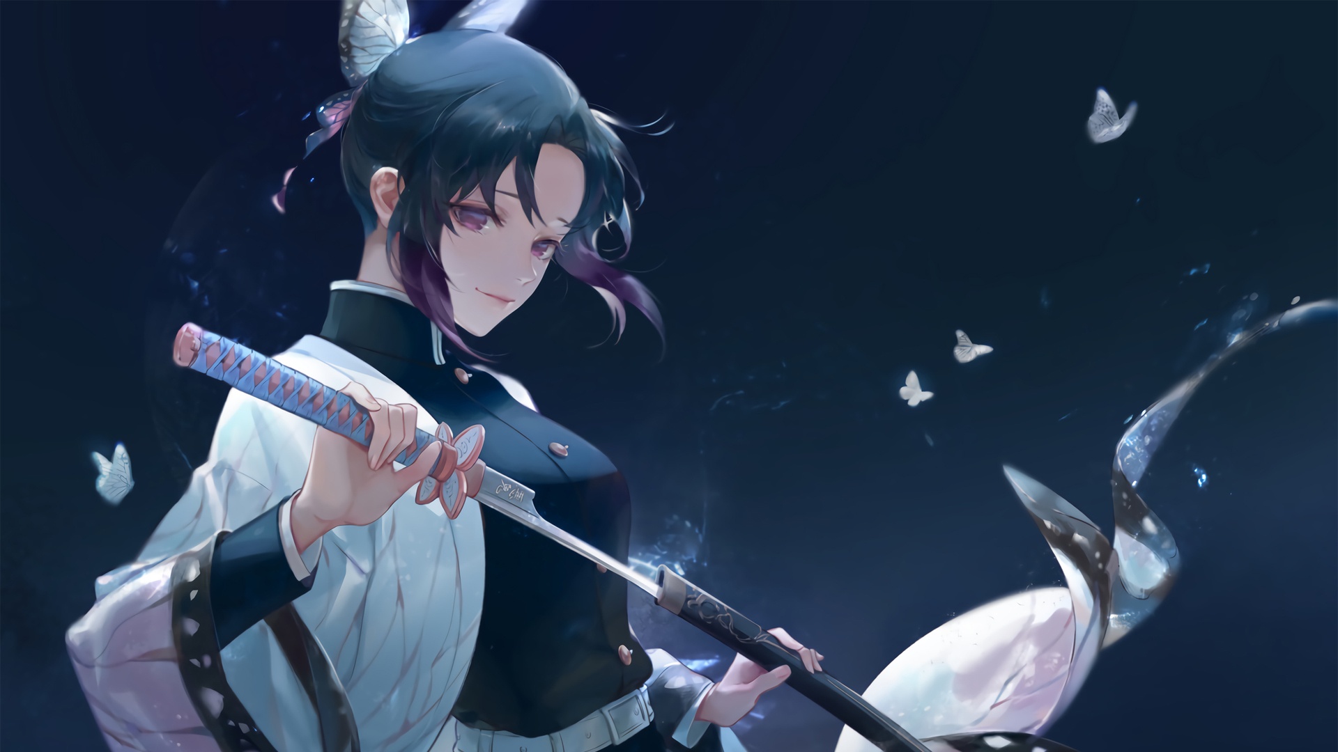 蝴蝶忍抜刀鬼灭之刃2k高清壁纸壁纸蝴蝶忍壁纸图片 桌面壁纸图片 壁纸下载 元气壁纸