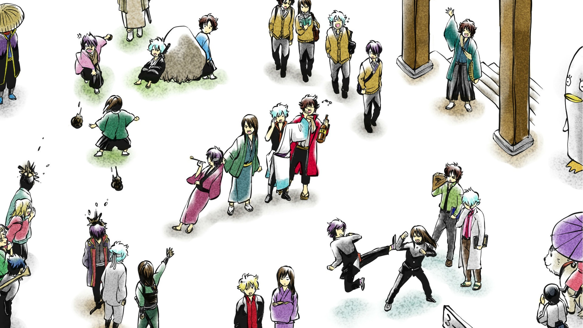 银魂动漫壁纸 55 银魂壁纸图片 桌面壁纸图片 壁纸下载 元气壁纸