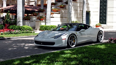 法拉利458灰色法拉利超级跑车壁纸壁纸