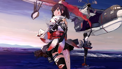 二次元动漫女生花天空4k动漫壁纸壁纸