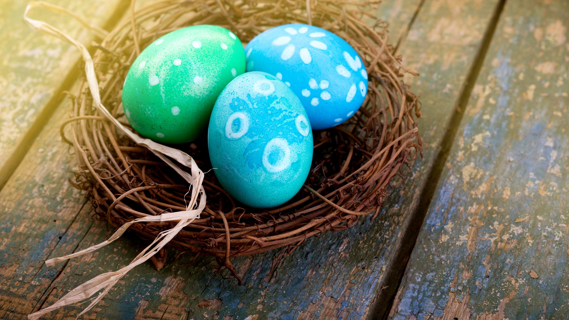 静物写真 复活节快乐彩色鸡蛋5k图片壁纸
