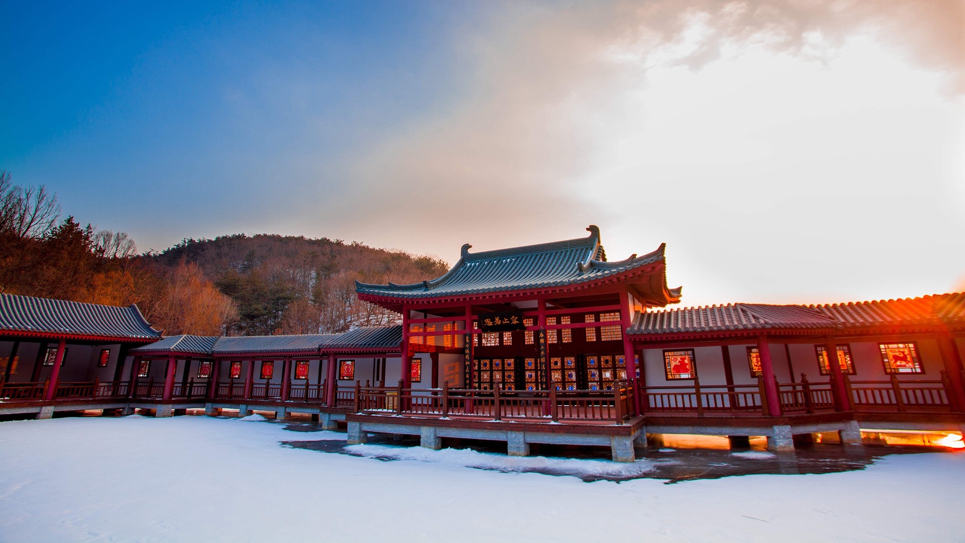 风景2k 冬天雪景中国风建筑园林风景大片壁纸风景壁纸图片 桌面壁纸图片 壁纸下载 元气壁纸