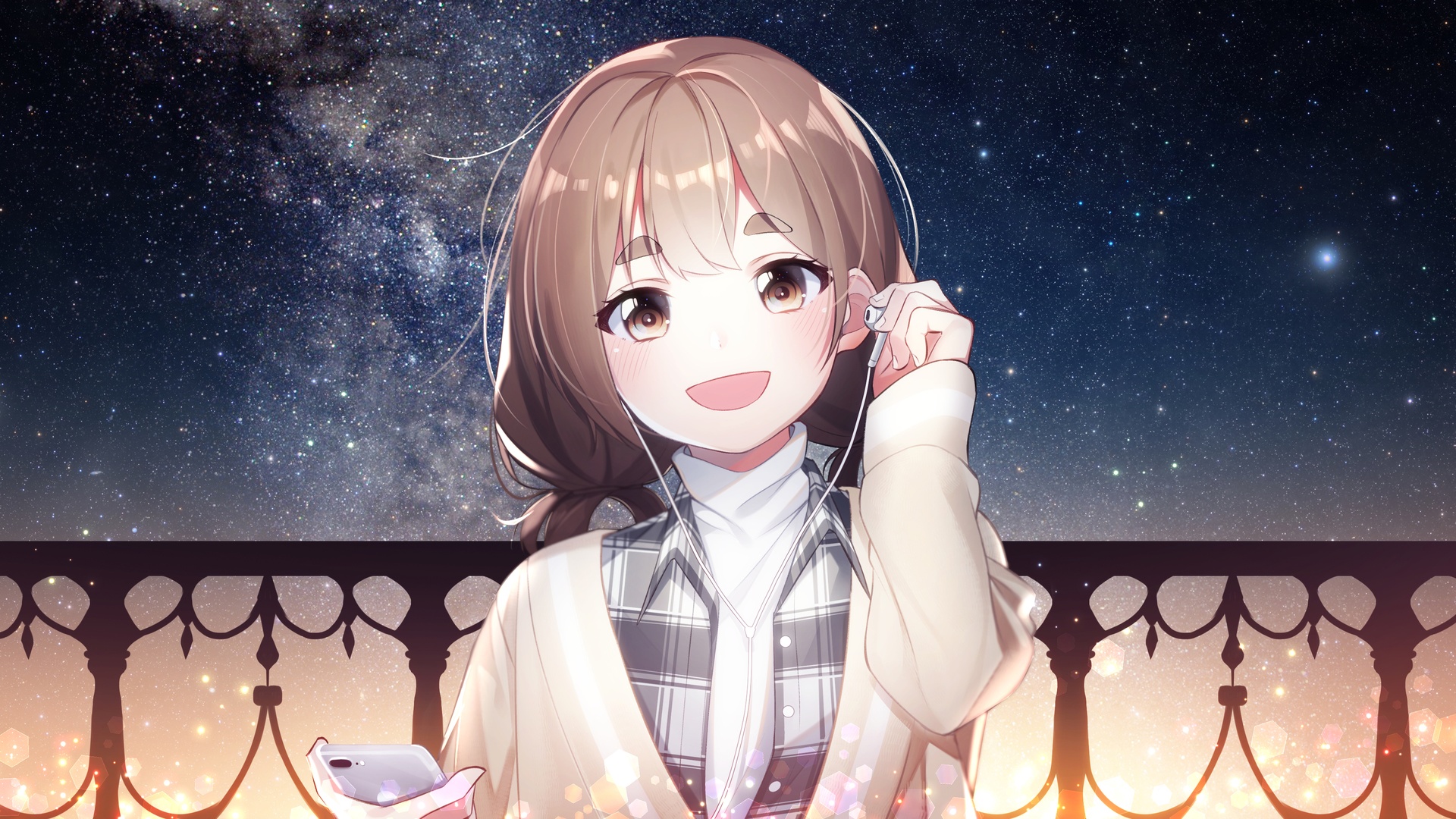 女孩子夜空銀河4k动漫壁纸壁纸女孩子壁纸图片 桌面壁纸图片 壁纸下载 元气壁纸
