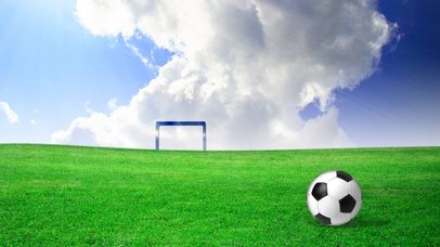 欧洲杯足球馆草地绿茵场蓝天白云特写劲爆体育