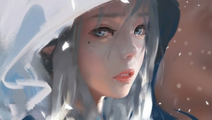 鬼刀海琴烟冰公主wlop插画鬼刀插画动漫桌面二次元